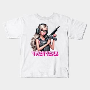 Girl Doll Tactical Kids T-Shirt